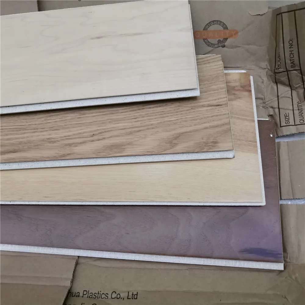 2023 Non-Slip Direct  Vinyl Flooring Anti-Scratch Painted Groove Laminate Floor PVC/WPC/Lvp/Lvt/Espc/Spc Flo