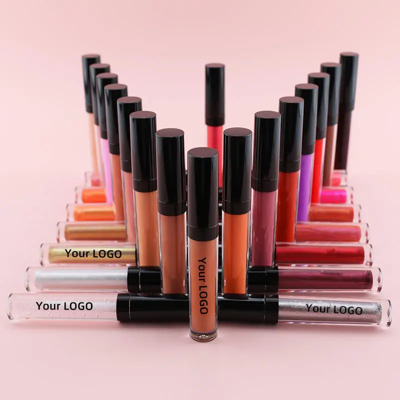 OCHAIN Custom Matte Liquid Lipstick 24 Colors Long Lasting Waterproof Velvet Nude Matte liquid Lipstick Lip Gloss