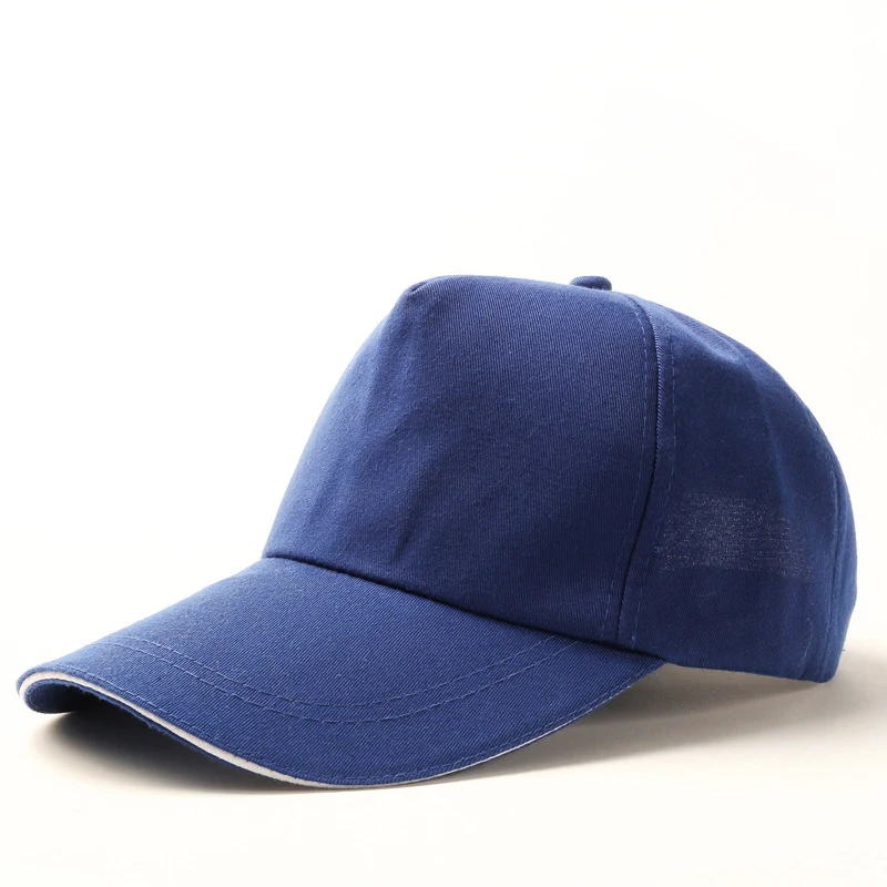 custom hats with logo cap high quality cotton Unisex Plain 5 Panel Sport Baseball Caps hat manufacturers custom