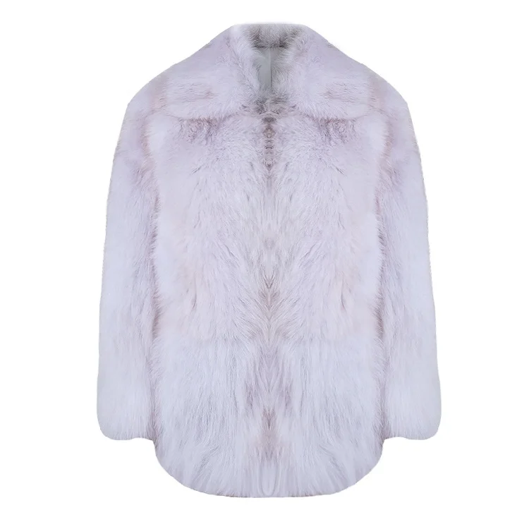 Winter new arrival warm thick women real fox fur coat jacket natural fox fur