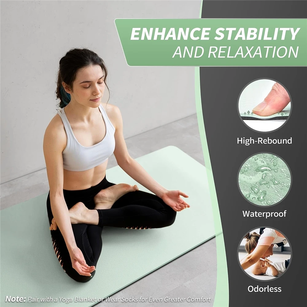 Custom Printed Design Eco Friendly Yoga de Matt Manufacturer Wholesale Gymnastics Fitness Pilates Yoga Mat