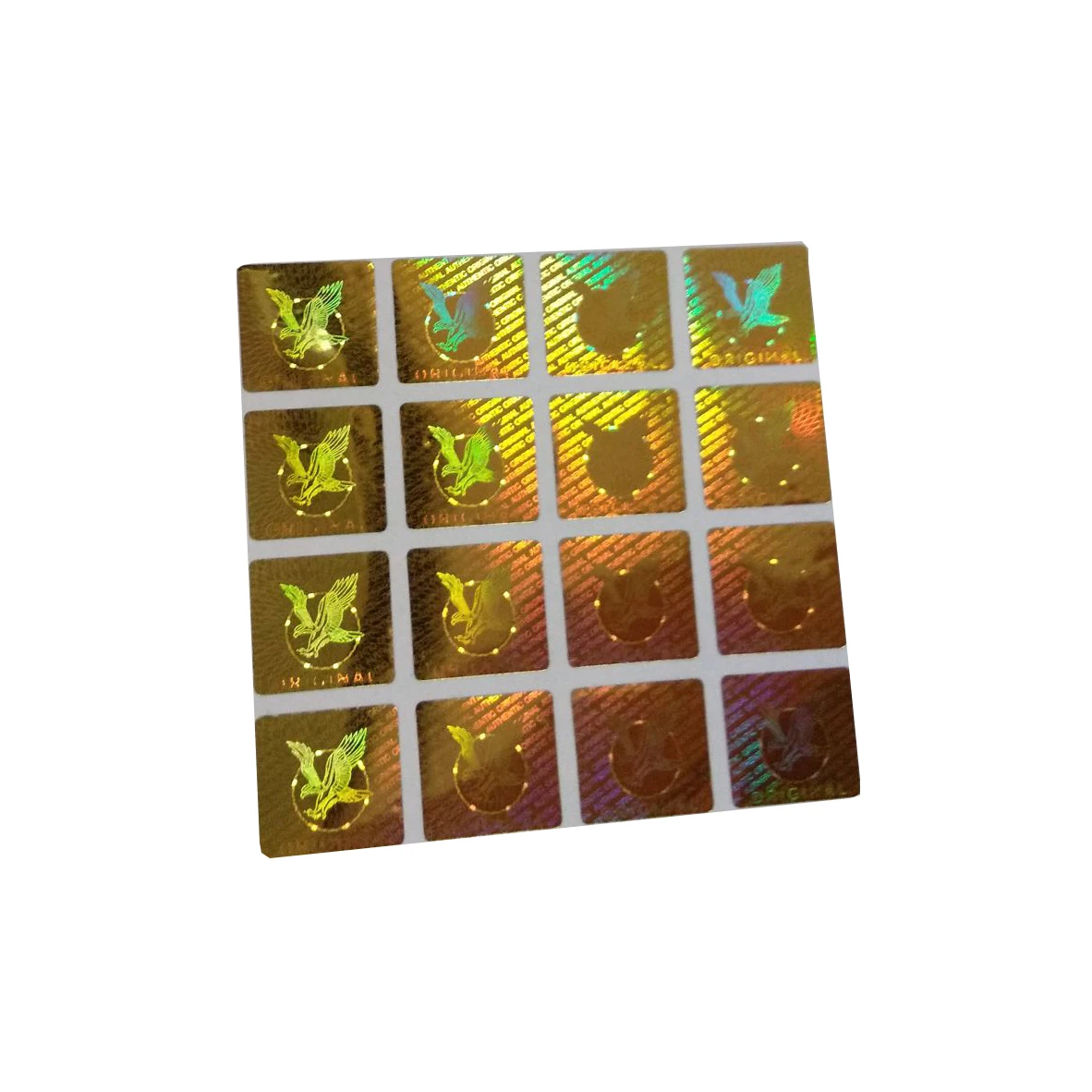 Custom Design Adhesive Hologram Sticker Label Printing