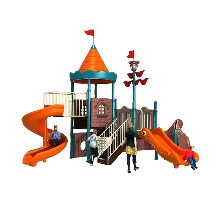 China Supplier Children Large Outdoor Playground Equipment Slide