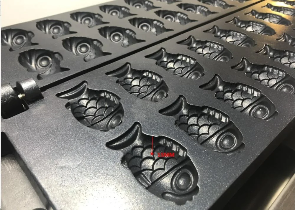 Free shipping Electric 18 pcs/plate Mini Taiyaki Maker Machine Clown fish waffle maker Japanese style small  fish