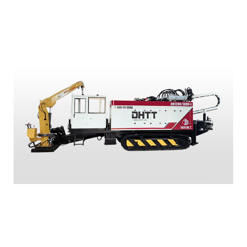 Dh1200 / 1800-l horizontal directional drilling rig is equipped with cold and warm air conditioning