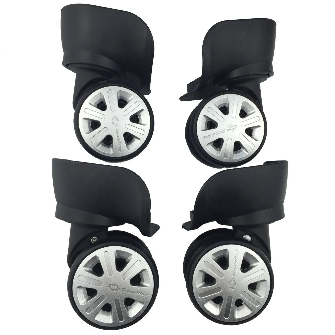 Wholesale eminent plastic luggage accessory  bag wheel detachable trolley wheels suitcase parts