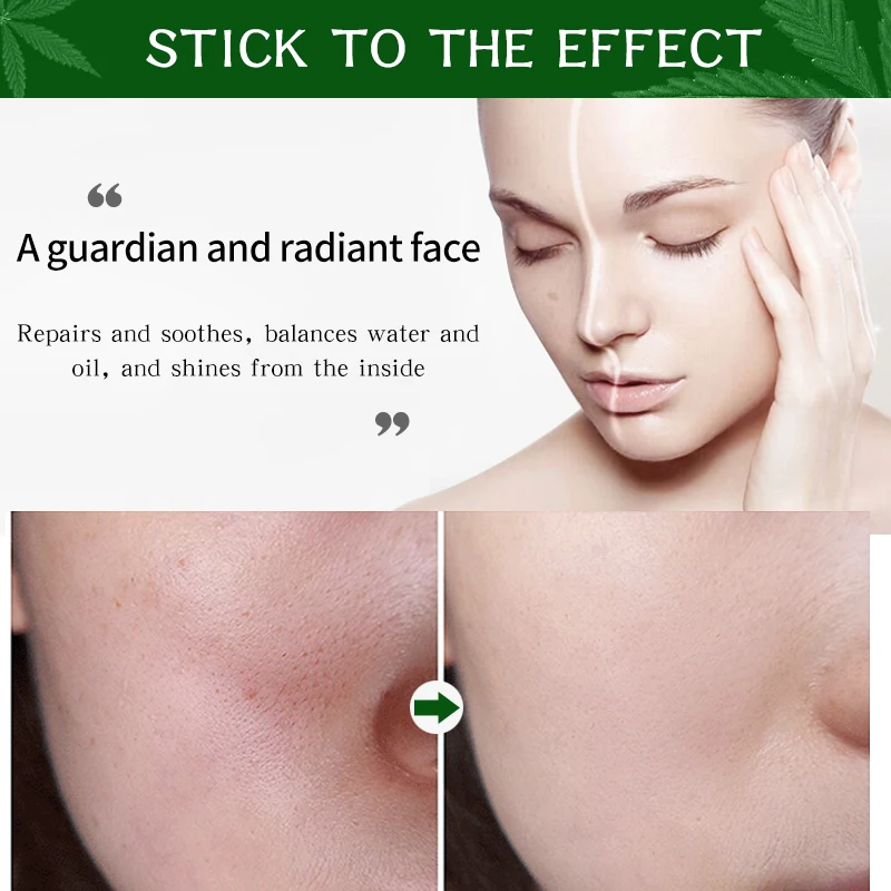 Facial Masks Wholesale Private Label CBD Hemp Seeds Mask Oem Moisturizing Whitening Skin Care Mask