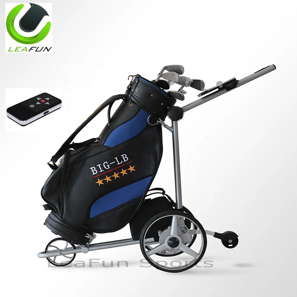 Germany Design Electric Golf Trolley With Fast Fold Knob System ,Full Aluminium Frame ,Remote Control With Lithium Battery