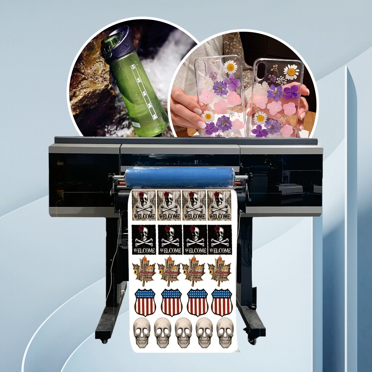 Hot Sale Multifunctional A1 UV Transfer Printer Film Machine New Large Format Roll Roll Mobile Covers Digital Drying DTF Printer