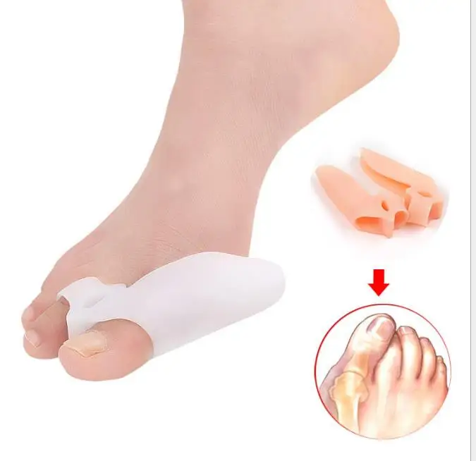 Silicone Gel Toe Separator juanete corrector hallux valgus  Big Toe Splint Bunion Corrector