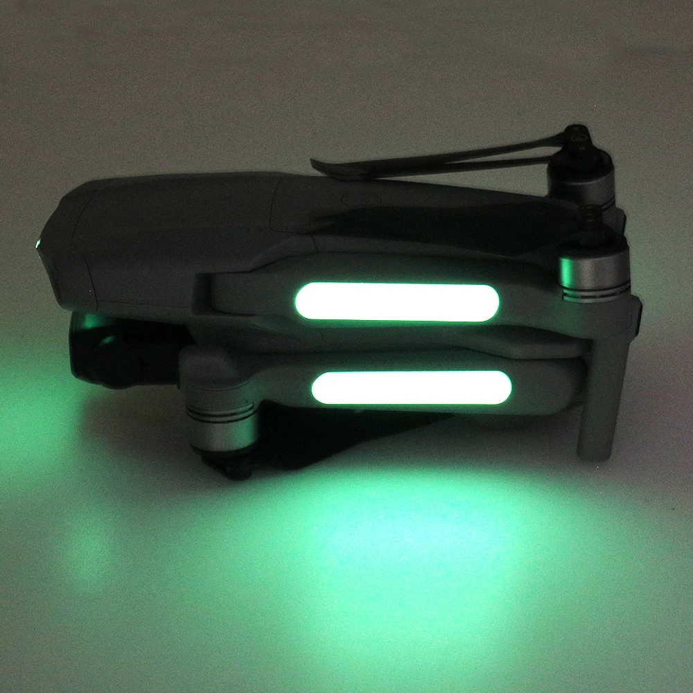 1set Drone Luminous Stickers Light weigh Fluorescent Skin Sticker Drone Accessories For DJI Mavic Air 2/Mavic Pro/Autel EVO 2