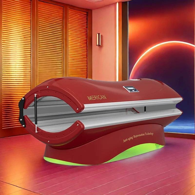 2024 New Design Red Light Therapy Bed Whole Body Infrared Light Therapy Capsule for Salon Beauty & Personal Care Wellness Pod