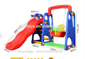 Factory Manufacture Various 2021 Hot Sale Children Pre School Slide Swing Swings And Slides
