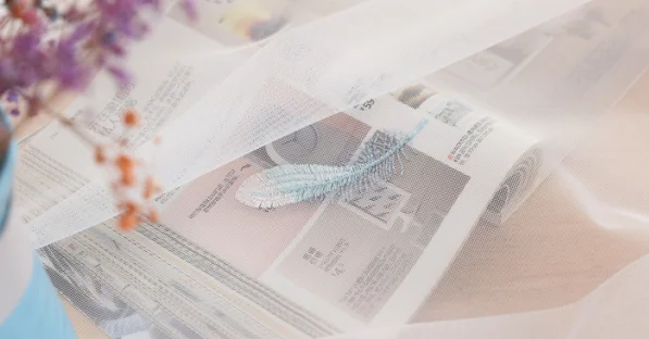 Romantic Design Feather Sheer Luxury Curtains Ready Made Curtain Sheers For Home