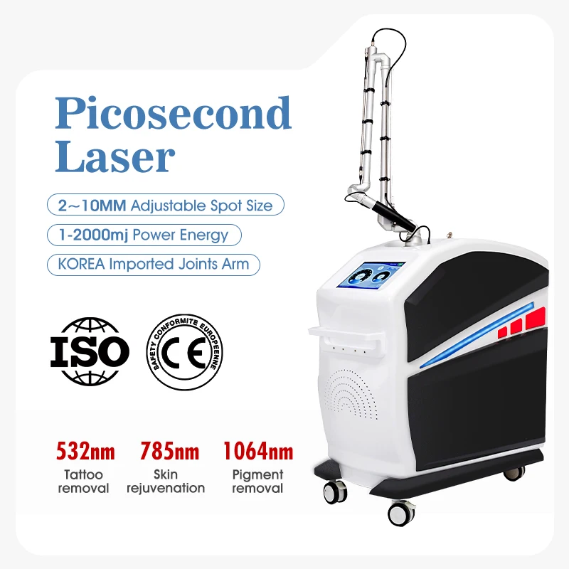 Hottest q switched nd-yag picosures laser picosecond tattoo laser removal machine pico laser beauty equipment