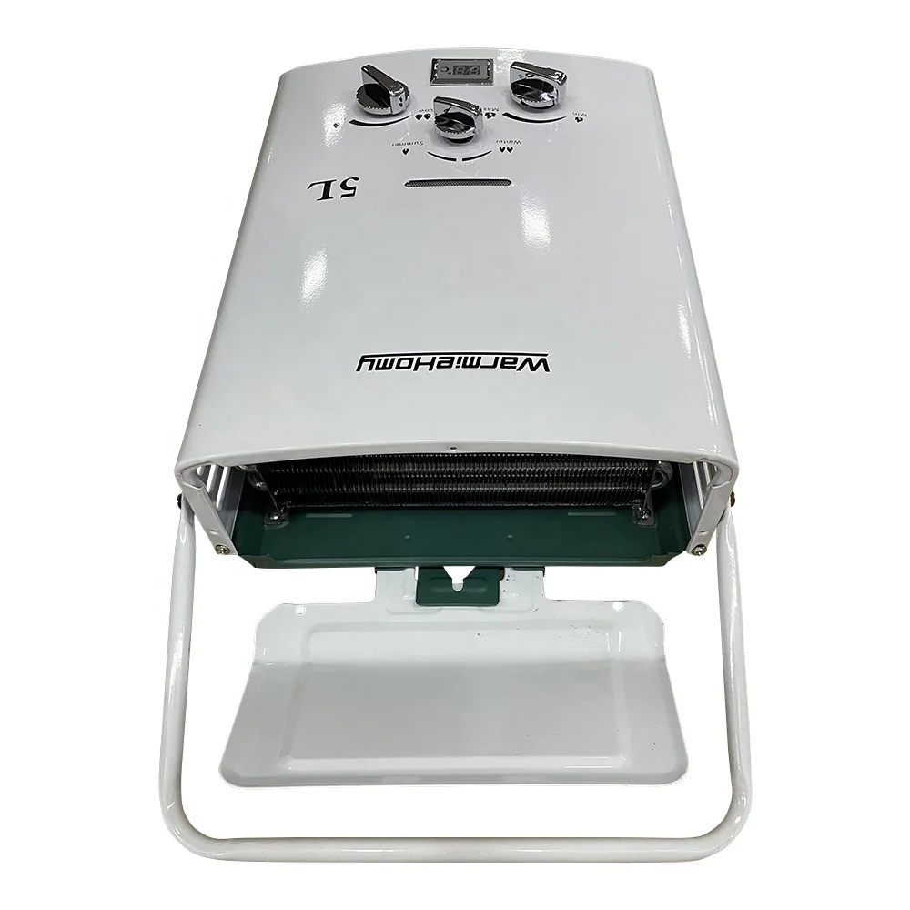 Flueless Tankless Safety Control Valve Mini 5L Portable Patio Camping Gas Heater