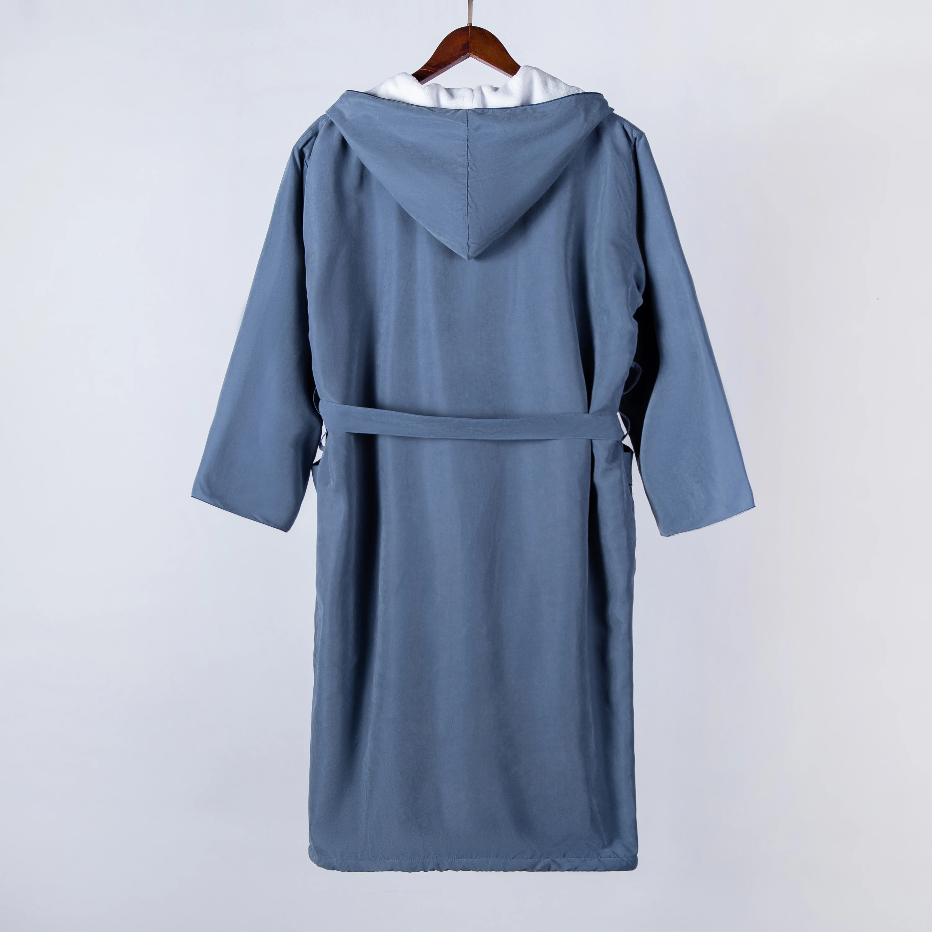 High Quality Cotton Bathrobe Unisex Double Layer Bathrobe Bamboo Terry Bathrobe Luxury Cotton