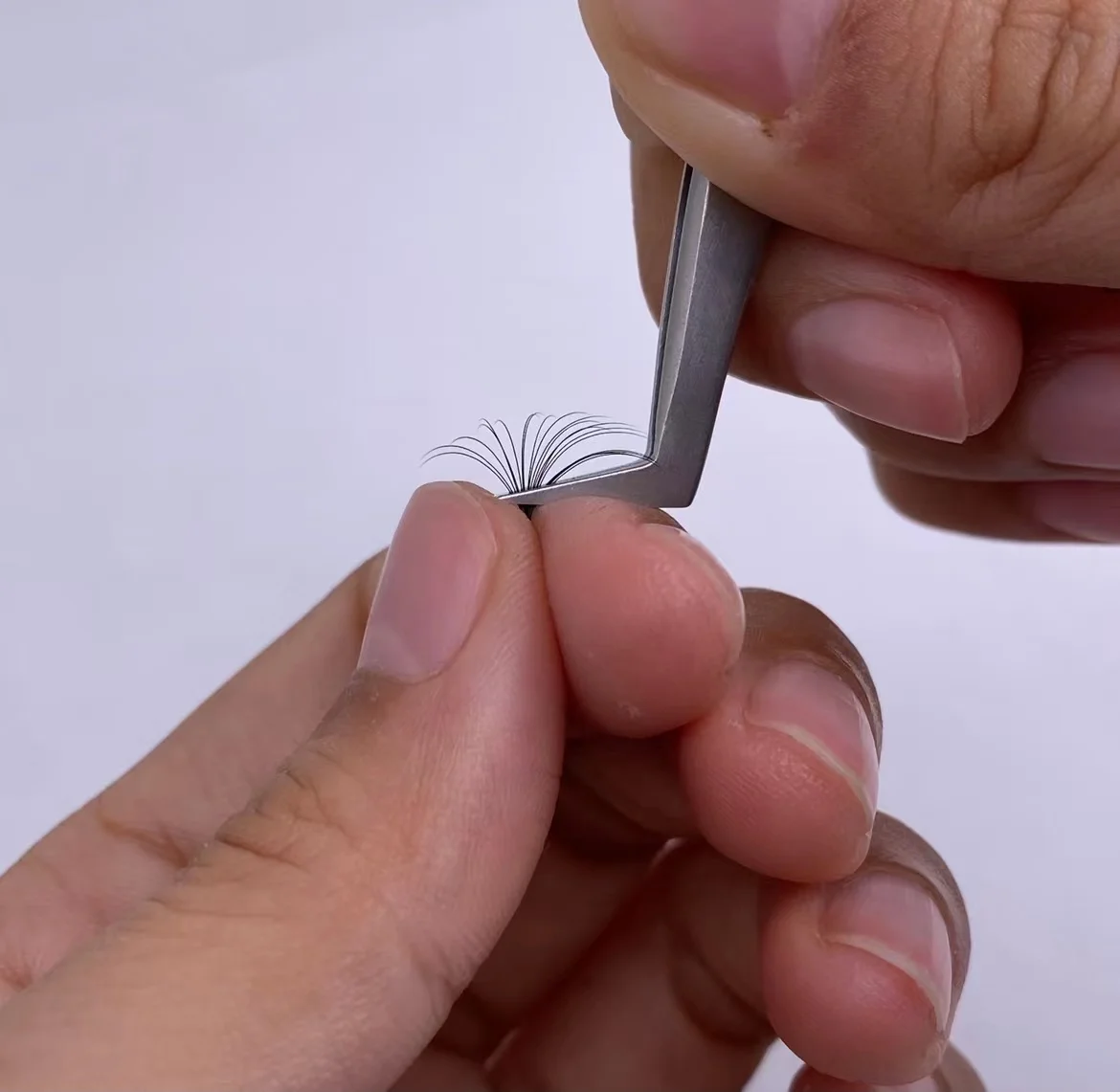 Korea PBT fiber individual eyelash extension J/B/C/CC/D/DD/L/M curl russian volume individual mink lash extensions