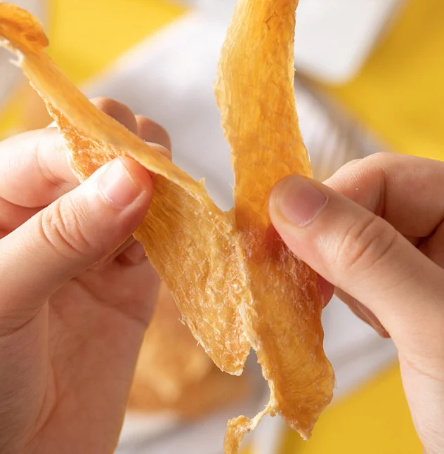 
Pet chicken breast meat air-dried chicken breast broiler meat strip pet snack molar stick chicken slice 