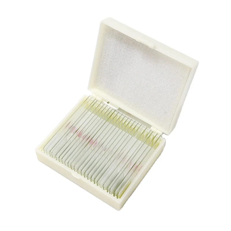 Medical biology laboratory human pathology preparation microscope slide specimen equipment