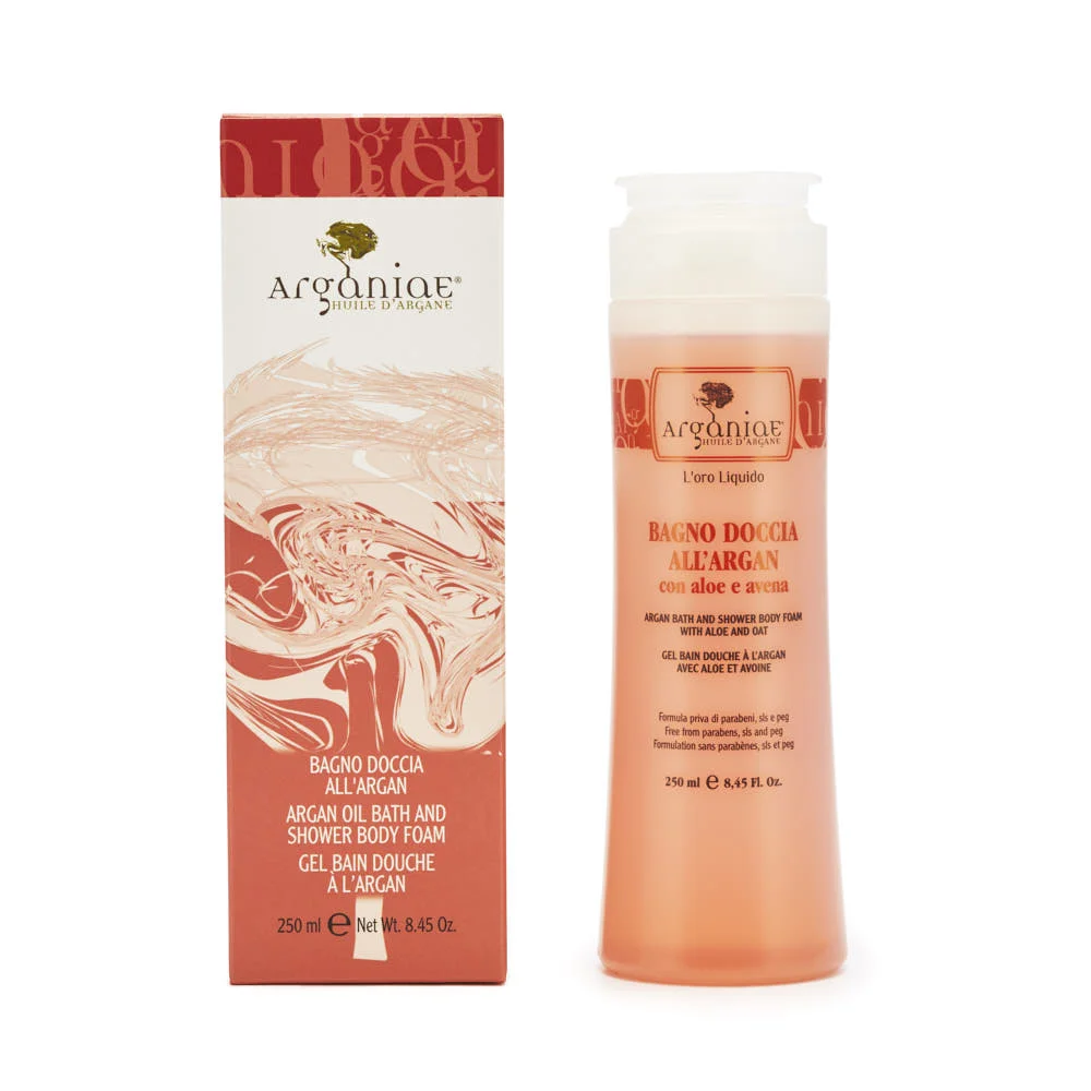 Cleans Skin Gently Organic Aloe Extract Natural Refreshements Body Wash Softening Argan Bath Shower Gel