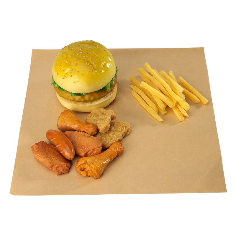Custom Printed LOGO Oil Proof Food Wrapping Packaging Hamburger Burger Biodegradable White Greaseproof Sandwich Paper