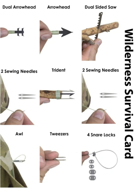 enhanced ultra thin pocket ninja tool In the mountains