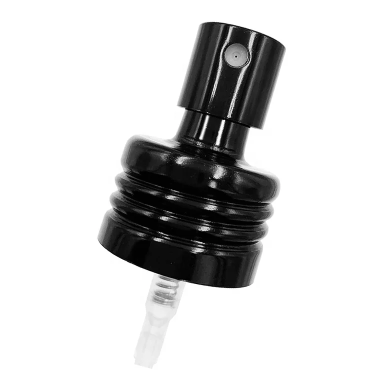 
Amazon hot sale metal material gold and black color aluminium bottle spray 