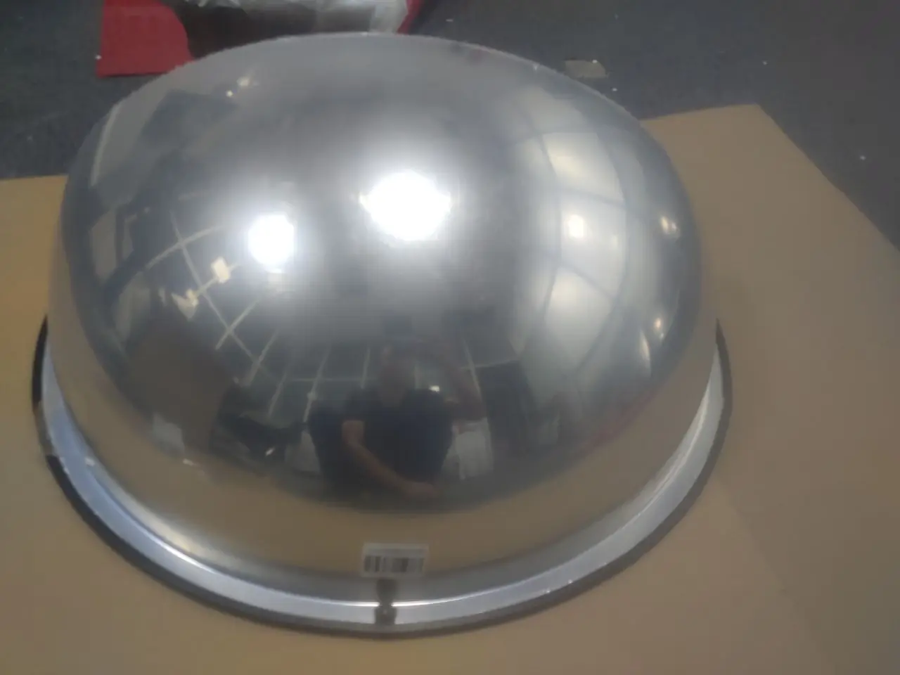 factory wholesale PC acrylic round indoor secuiry decorative street convex spherical mirror