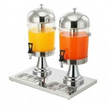 Factory Buffet Cool Drink Dispenser Fruit Juice Dispenser with Single/Double/Three Bottles
