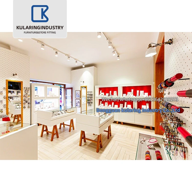 China jewelry display cabinet manufacturers customized commercial jewellery display used glass showcases for jewelry