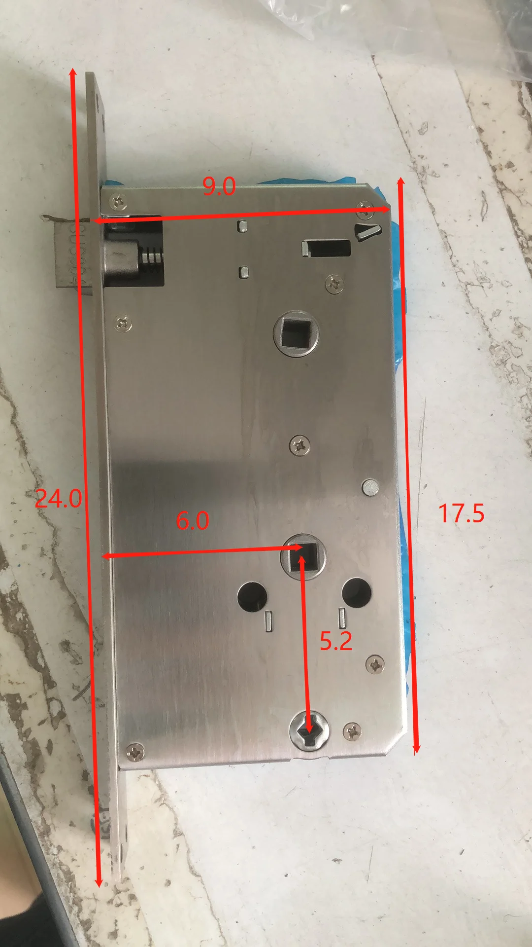 Good Quality Various Sizes Intelligent Lock Body Stainless Mortise Latch Lock for Smart Door Locks