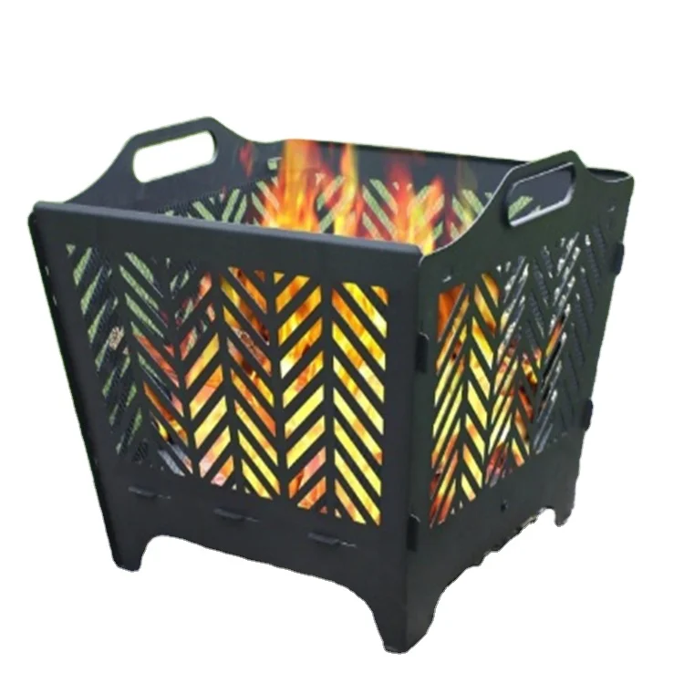Hot Selling Outdoor Heating Camping Portable Folding Firewood Campfire Stove BBQ