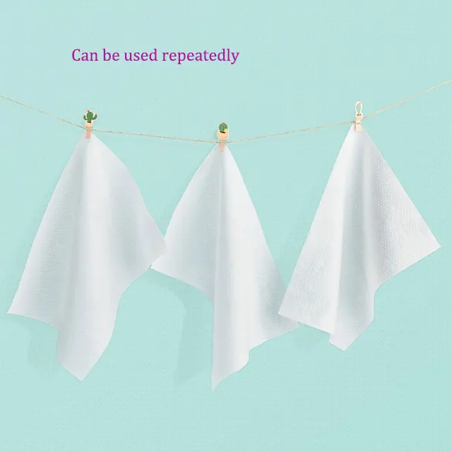 Disposable Towels 100 % Viscose  face Towel 20*30cm Plain Custom OEM plain towel