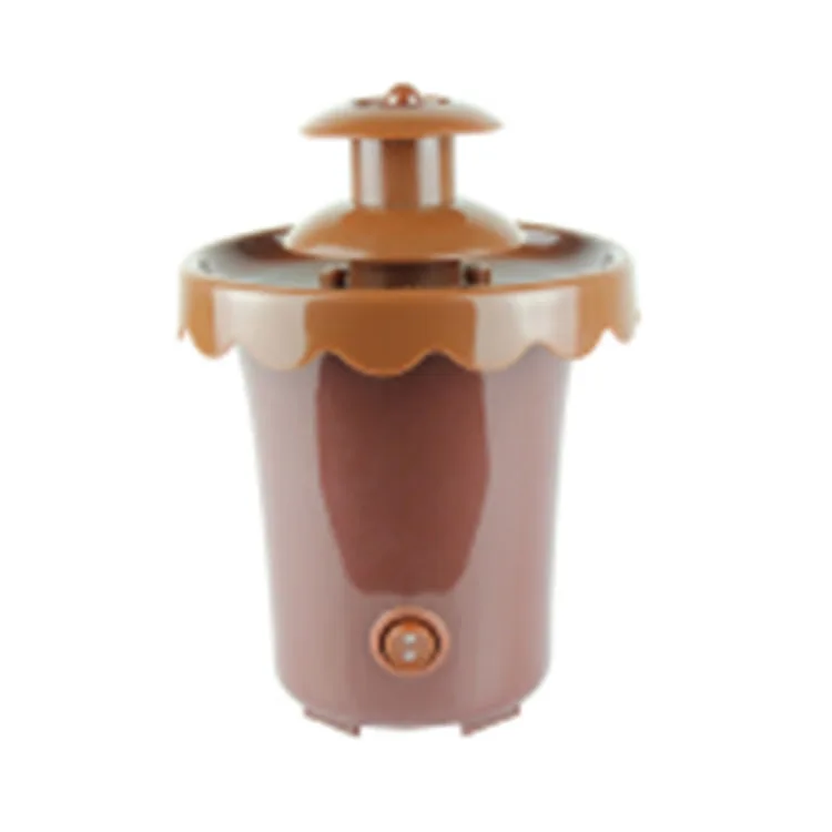 hot sale 2 layers Household electric mini chocolate waterfall fondue fountain battery chocolate machine