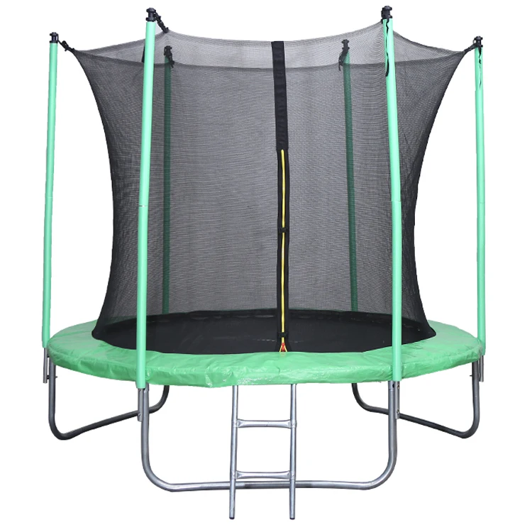 Tengtai factory price 6/8/10/12/14/16FT durable outdoor bounce jumping trampoline with net garden trampoline for kids