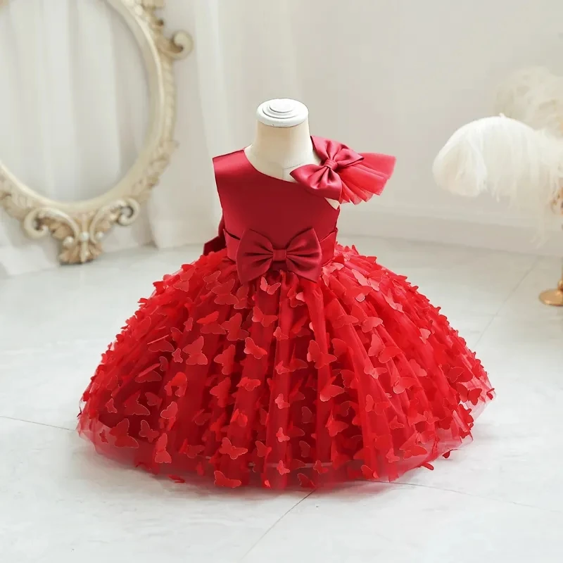 133 Baby Frock 1 Year Old Latest New Arrival First Communion Birthday Party Wear Cute Beautiful Baby Dresses
