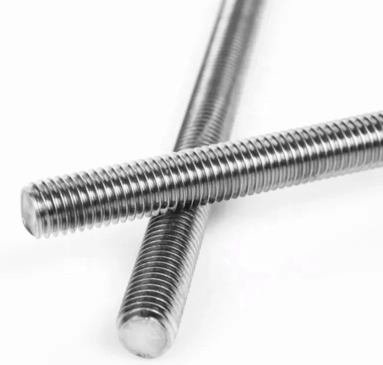 Stainless steel rod double end screws metal stud bolt iron threaded bar galvanized steel m4 half metallic full acme threaded rod
