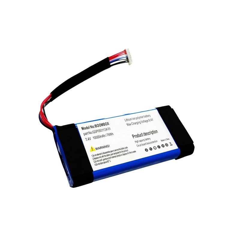 BT Speaker Battery for JBL Boombox Gsp0931134 01 JEM3316 JEM3317 JEM3318 7.4V 10000mAh