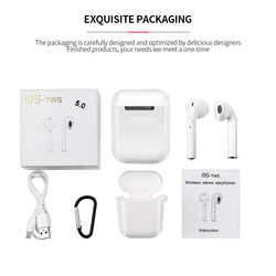i9s TWS Blueteeth 5.0 Earphone True Wireless Earbuds Headset Blueteeth Headphones With Mic Stereo Eirpods Charger Box For Xiomi