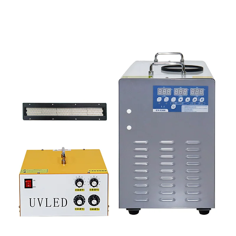 24030 High Power Water-Cooled UV LED Curing Lamp for Ricoh G5 G6 Kyocera Konica 1024i Ink Drying Flatbed Printers 395nm