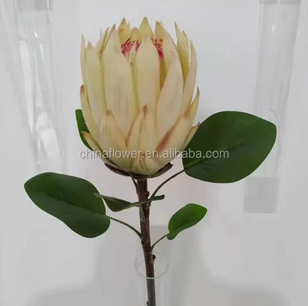 FCR107 Artificial silk flowers faux Protea flower good quality for home or wedding decoration
