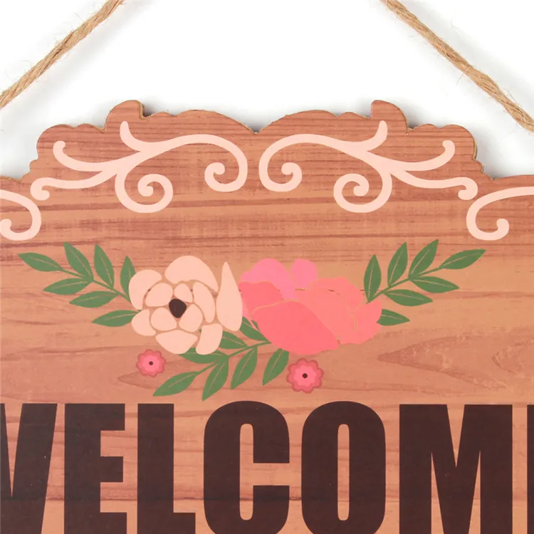 
2020 welcome sign mdf photo frame wooden sign for decoration 