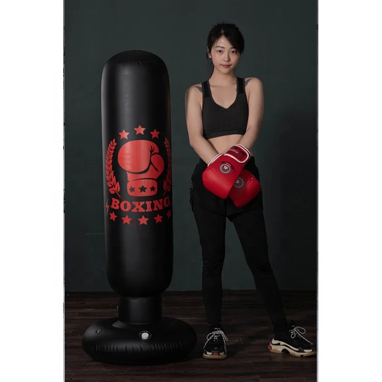 Economies inflatable bop bag, standing up inflatable punching bag for kids and adult Punching Bag Standing
