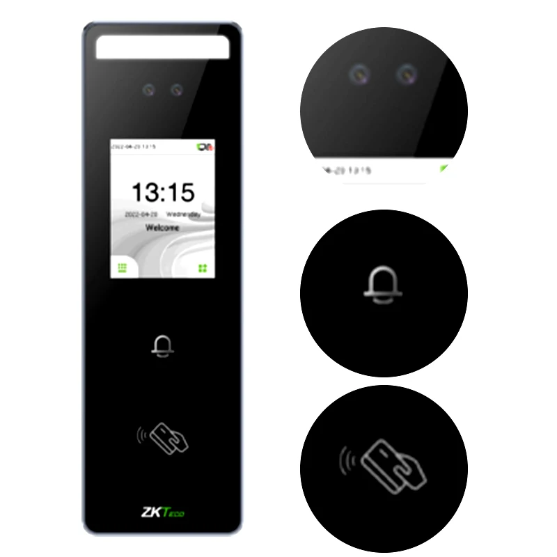 zkteco Intelligent cloud attendance machine WiFi connection clock in machine networking automatic reporting of remote attendance