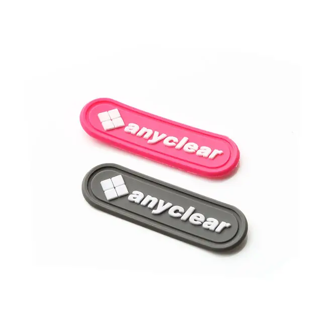 Embossed Logo Rubber Label 3D Silicone Clothing Label