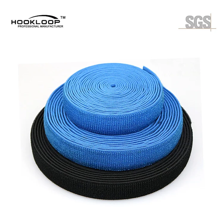 DSX Good quality Hook and loop back support belt unnapped loop recycled elastic strap cargo fastening belt