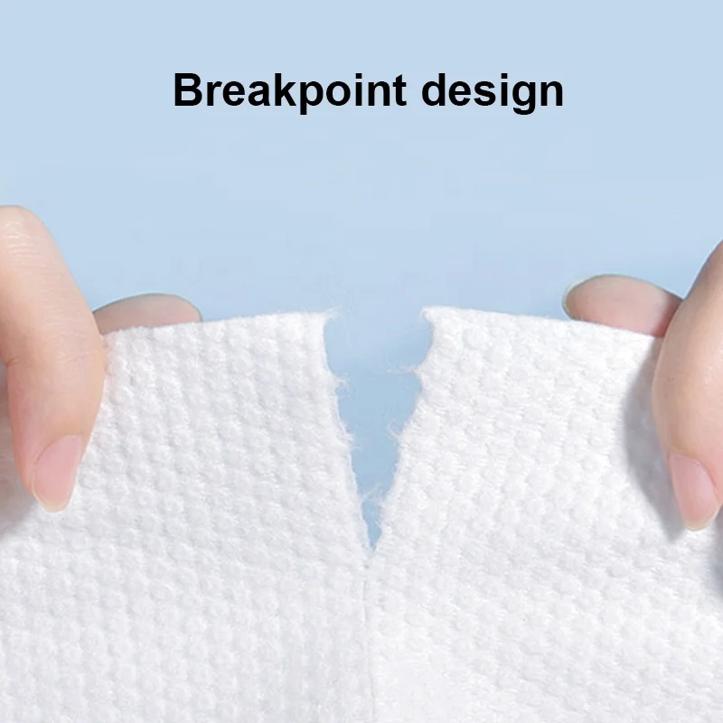 Portable Microfiber Raw 100% Cotton Face Towels Disposable Nail Table Cotton Tissue