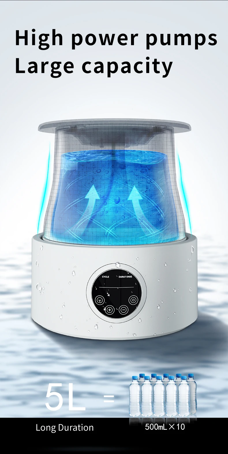 Customizable Electronic Timer Automatic Rainforest Water Spray Machine Terrarium Misting System With Sprinkler