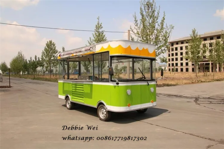 2024 fast food car for sale/mobile food car/electric mini bus for selling ice cream
